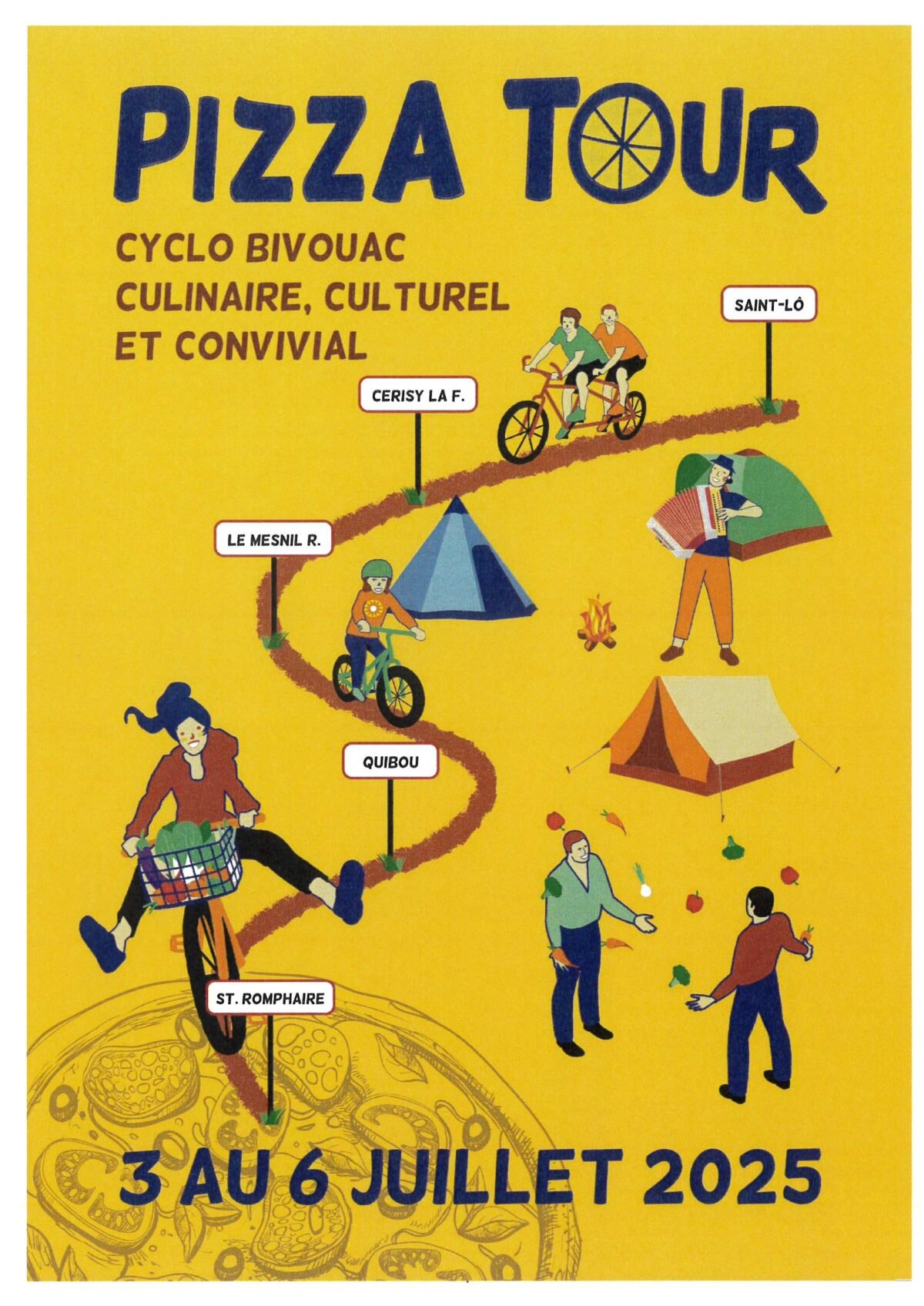 PIZZA TOUR du 3 au 6 juillet 2025