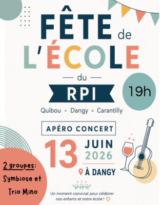 Fête de l'école du RPI Quibou-Dangy-Carantilly