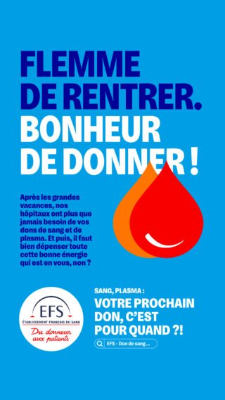 Donnez votre sang le 9 septembre 2026