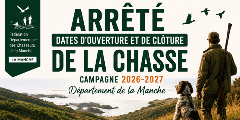 Arrêtés définissant les dates de la chasse