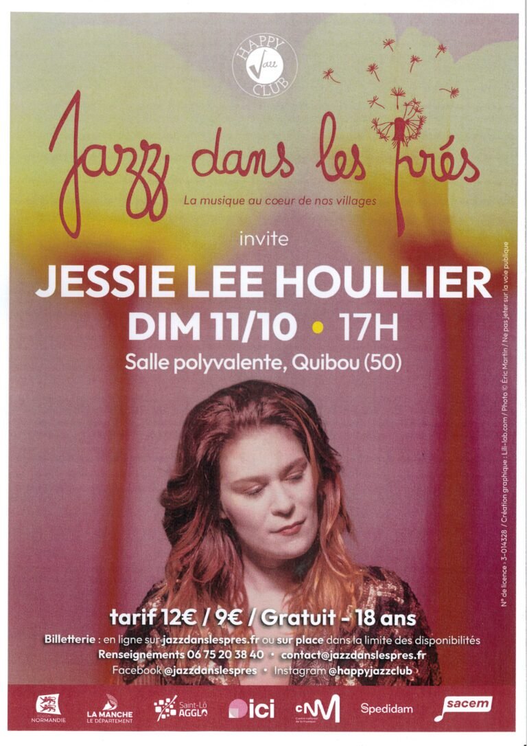 JAZZ DANS LES PRÉS – Jessie Lee Houllier – le dimanche 11 octobre